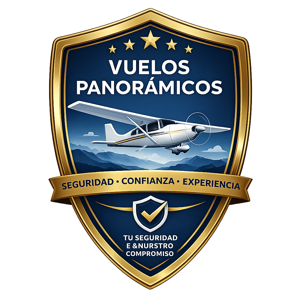 sello vuelos panoramicos seguridad